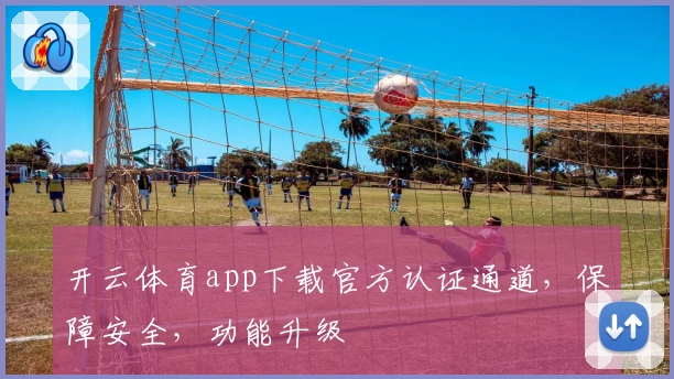 开云体育app下载官方认证通道,保障安全,功能升级